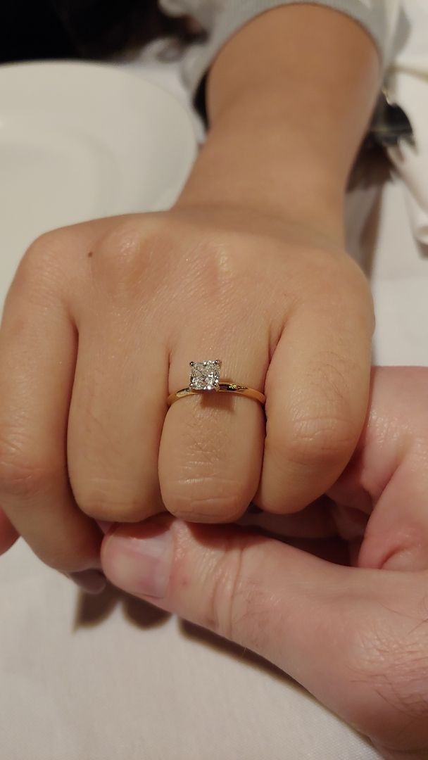 Custom engagement ring showcase